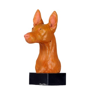 Pies faraona ręcznie pomalowana statuetka Art-Dog